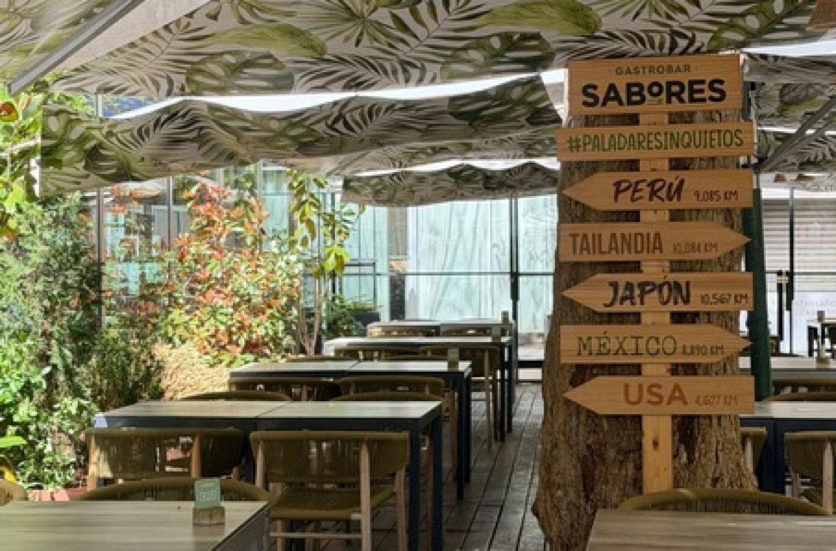 La terraza frente al Campo Grande de Valladolid